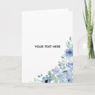 Create Your Own Floral  Card