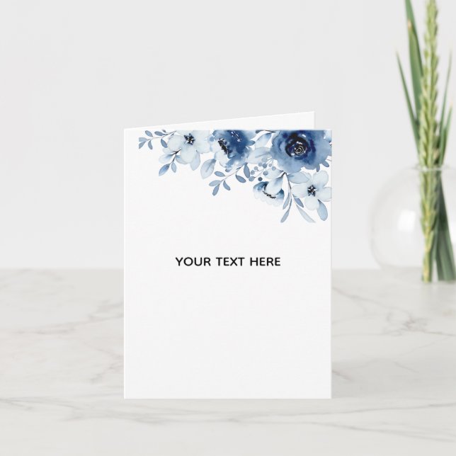 Create Your Own Floral Card (Front)
