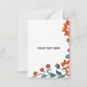 Create Your Own Floral Card