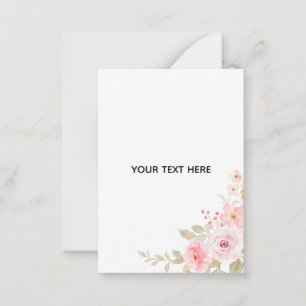 Create Your Own Floral Card