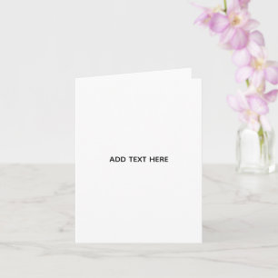 Create Your Own Floral  Card