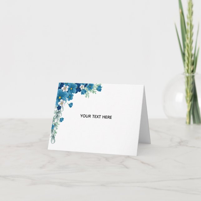 Create Your Own Floral Card (Front)