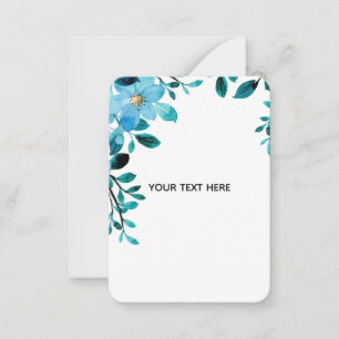 Create Your Own Floral Card