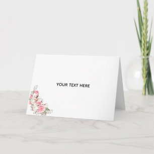 Create Your Own Floral  Card