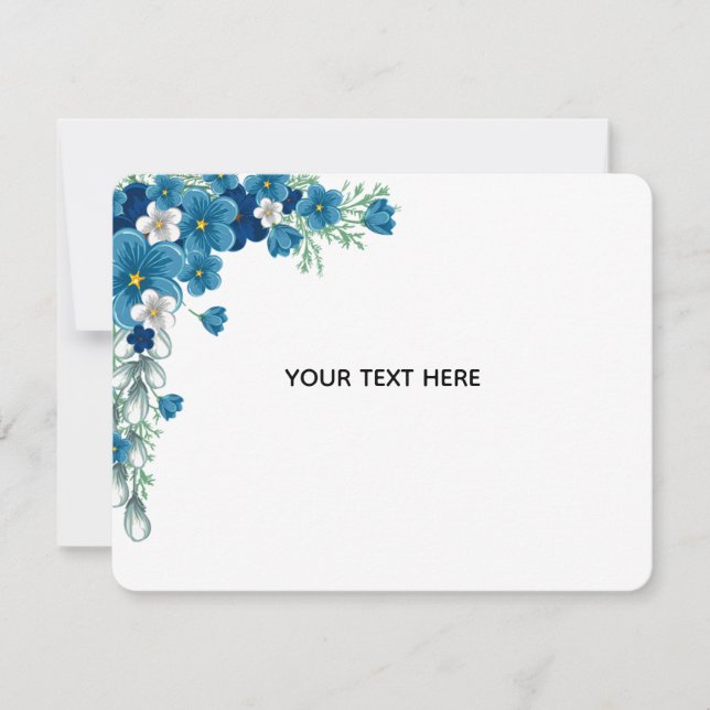 Create Your Own Floral Card (Front)