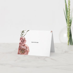 Create Your Own floral  Card