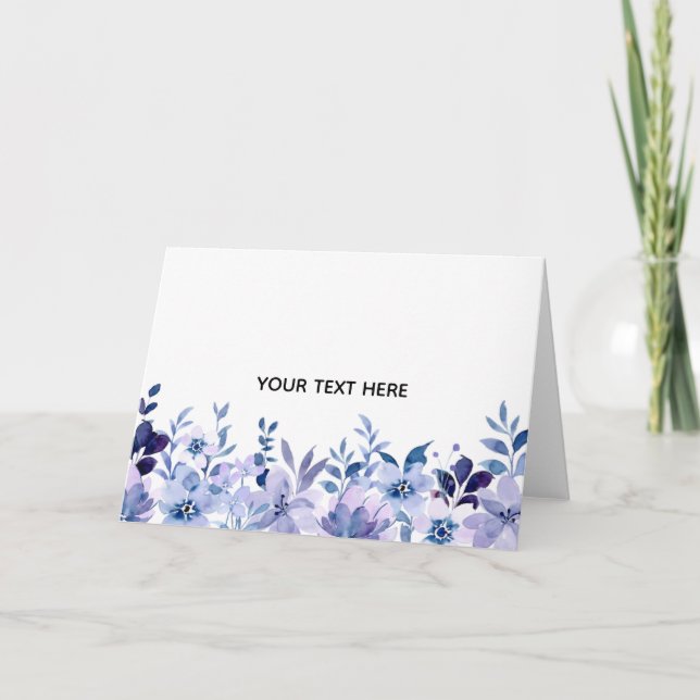 Create Your Own Floral  Card (Front)