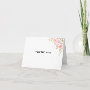 Create Your Own Floral  Card