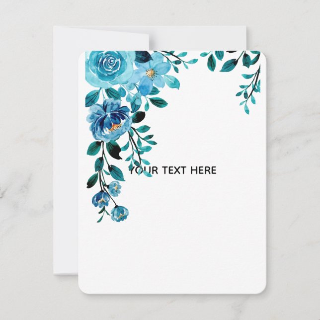 Create Your Own Floral Card (Front)