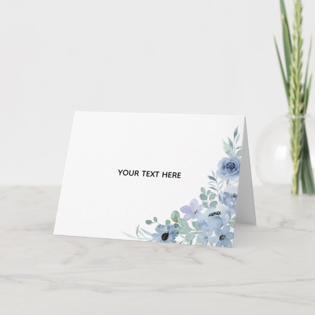 Create Your Own Floral  Card (Front)