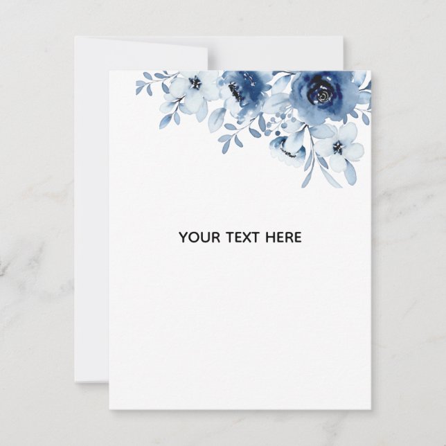 Create Your Own Floral Card (Front)