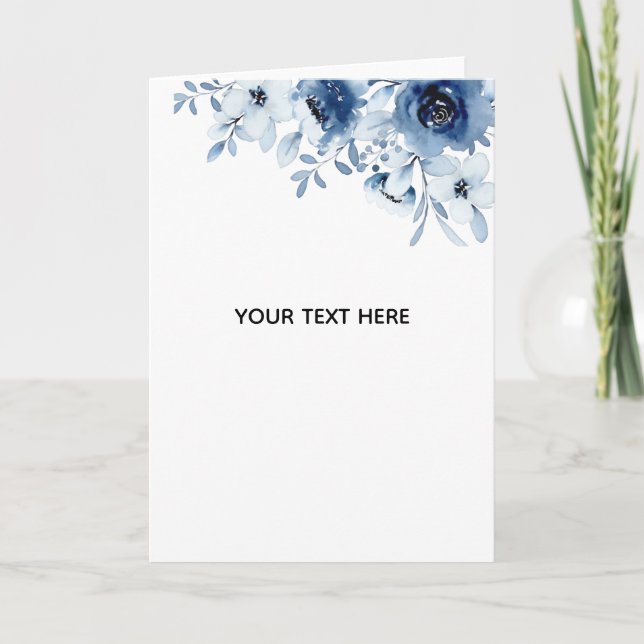Create Your Own Floral Card (Front)