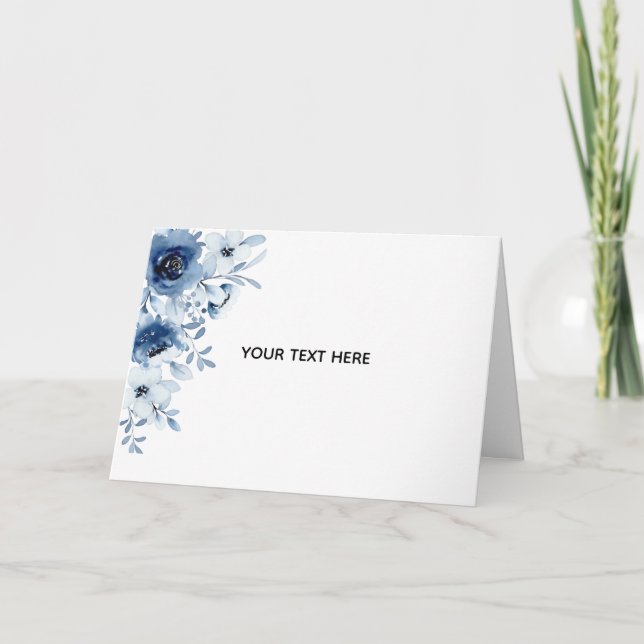 Create Your Own Floral Card (Front)
