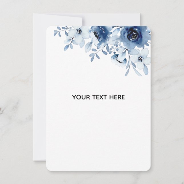 Create Your Own Floral Card (Front)