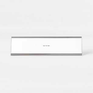 Create Your Own Floral  Desk Name Plate