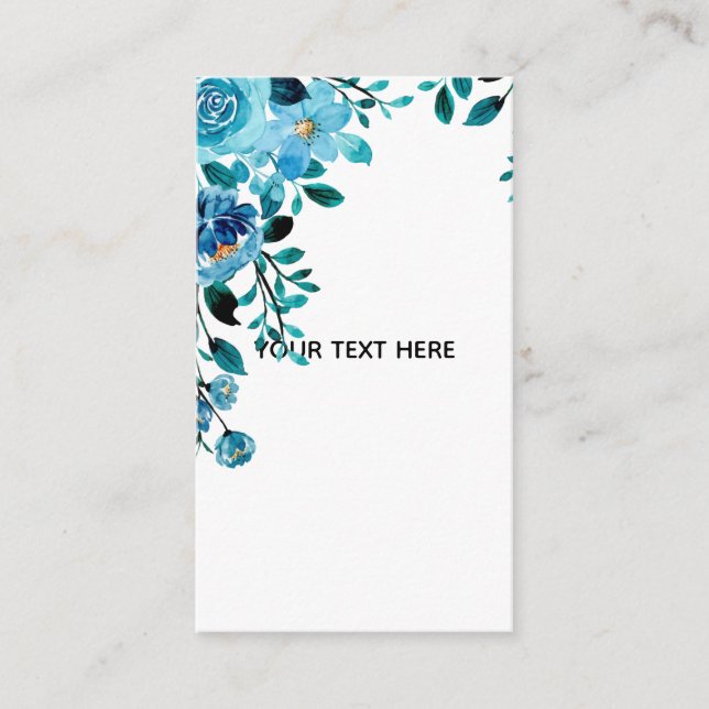 Create Your Own Floral Enclosure Card (Front)