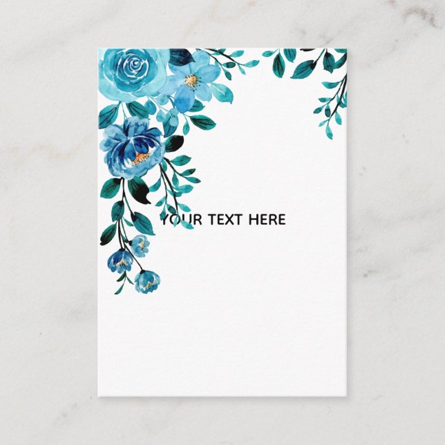 Create Your Own Floral Enclosure Card (Front)