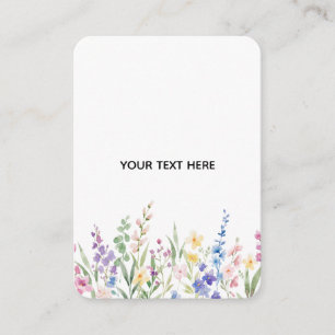 Create Your Own Floral Enclosure Card
