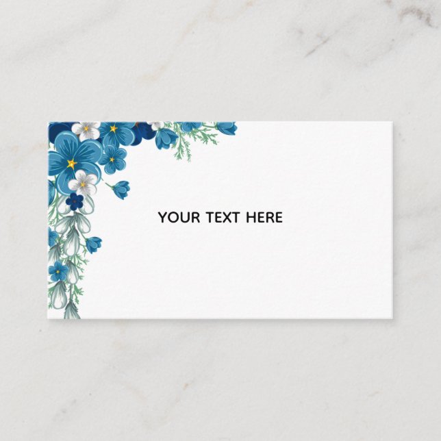 Create Your Own Floral Enclosure Card (Front)