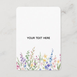 Create Your Own Floral Enclosure Card