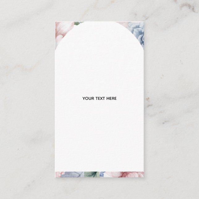Create Your Own floral Enclosure Cards (Front)