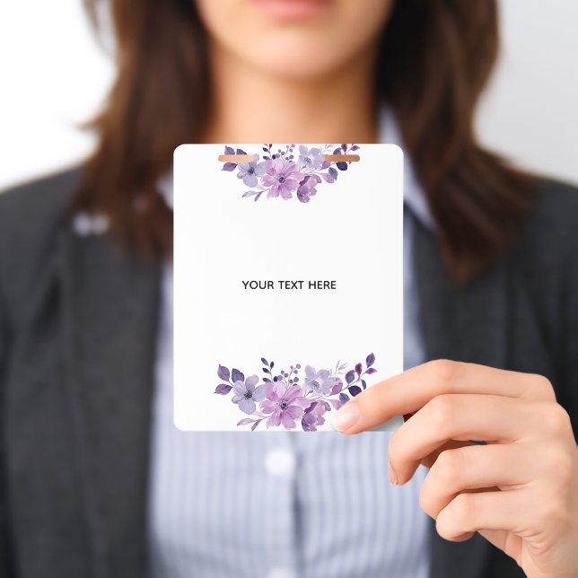 Create Your Own Floral ID Badge (Presented)