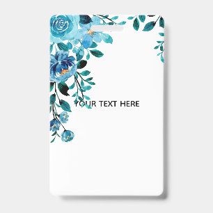 Create Your Own Floral ID Badge