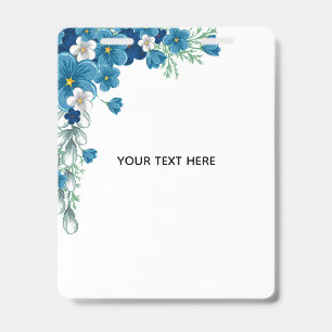 Create Your Own Floral ID Badge