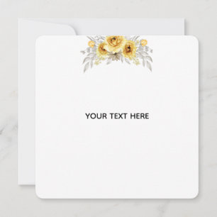 Create Your Own Floral Invitation