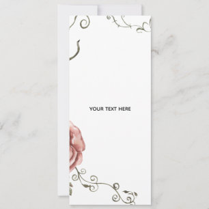 Create Your Own floral Invitation