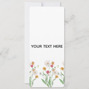 Create Your Own Floral Invitation