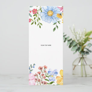 Create Your Own floral Invitation