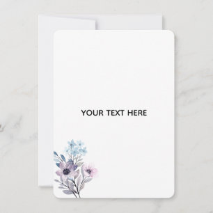 Create Your Own Floral Invitation