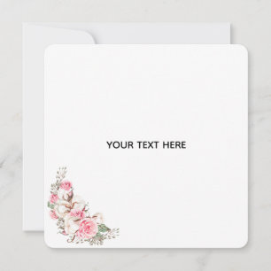 Create Your Own Floral Invitation