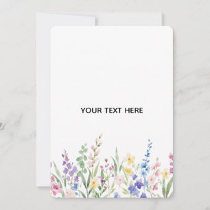 Create Your Own Floral  Invitation