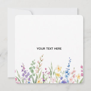 Create Your Own Floral Invitation
