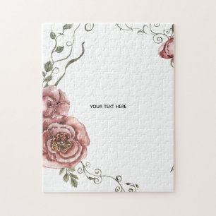 Create Your Own floral  Jigsaw Puzzle