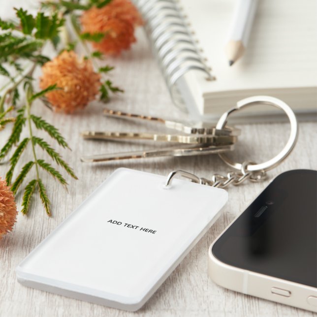 Create Your Own Floral  Key Ring (Front Right)