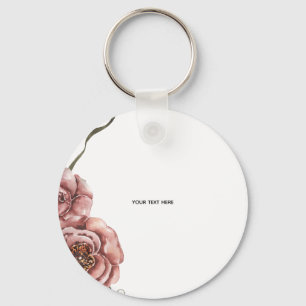 Create Your Own floral Key Ring