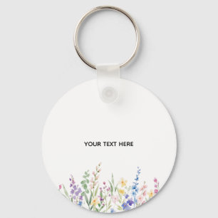 Create Your Own Floral Key Ring