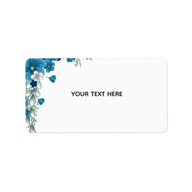 Create Your Own Floral Label (Front)