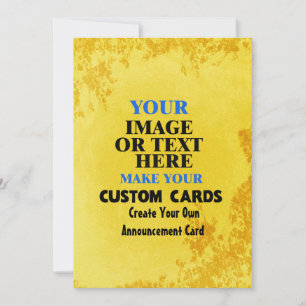 Create Your Own Floral Leaves design Announcement