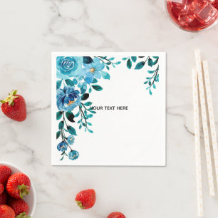 Create Your Own Floral Napkin