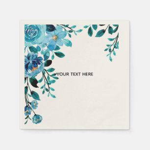 Create Your Own Floral Napkin