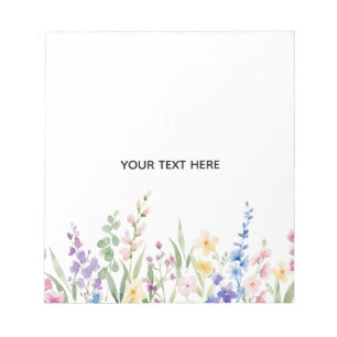 Create Your Own Floral Notepad