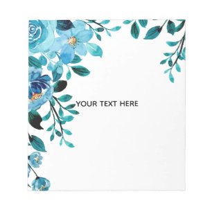 Create Your Own Floral Notepad