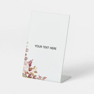 Create Your Own Floral Pedestal Sign