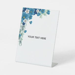 Create Your Own Floral Pedestal Sign