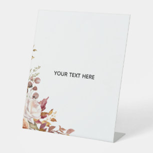 Create Your Own Floral Pedestal Sign