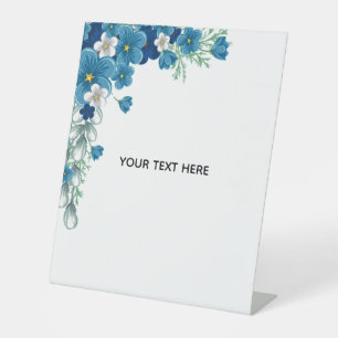 Create Your Own Floral Pedestal Sign